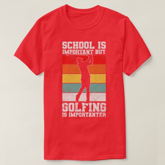 Golfing Golfer T-shirt (Design voorkant)