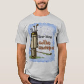 Golfing Grandpa t-shirt (Voorkant)