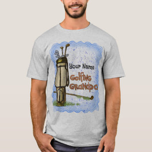 Golfing Grandpa waarde t-shirt