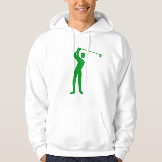 Golfing - Grass Green Hoodie (Voorkant)
