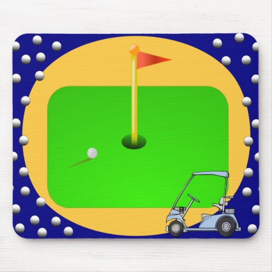 Golfing Green Muismat (Voorkant)