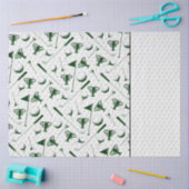 Golfing Green White Golf Ball Clubs Trophy Flag Ti Tissuepapier (Craft)