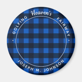 Golfing Heaven's Fairway Foto Golf Memorial Magneet