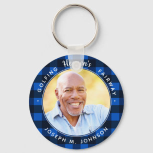 Golfing Heaven's Fairway Foto Golf Memorial Sleutelhanger