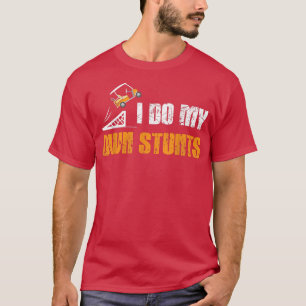 Golfing ik doe mijn eigen stunts Golf Cart Golfspe T-shirt