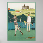 Golfing in de Club Poster (Voorkant)