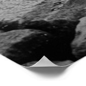 Golfing in de Pyramide Black en White Poster (Hoek)