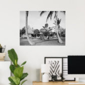 Golfing in Palm Beach, 1904 Poster (Thuiskantoor)