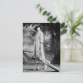 Golfing in stijl, jaren 20 briefkaart (Staand voorkant)