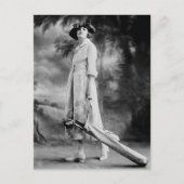 Golfing in stijl, jaren 20 briefkaart (Voorkant)
