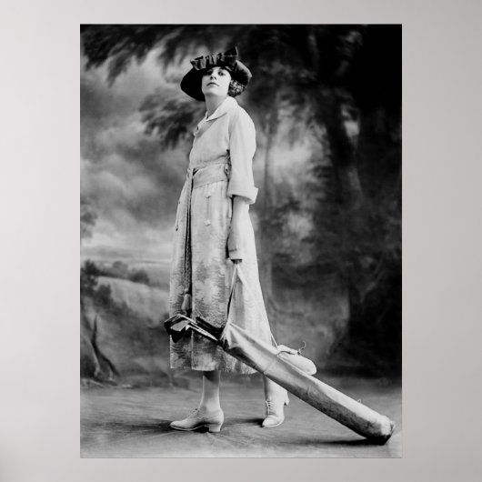 Golfing in stijl, jaren 20 poster (Voorkant)