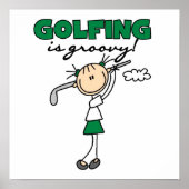 Golfing is Groovy Poster (Voorkant)