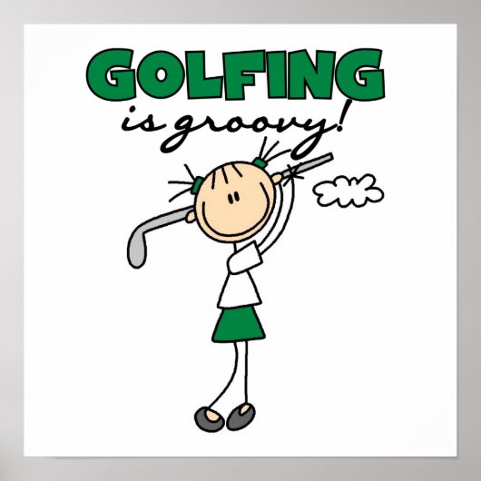 Golfing is Groovy Poster (Voorkant)