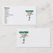 Golfing is Groovy Visitekaartje (Voorkant / Achterkant)