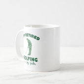 Golfing is mijn baan koffiemok (Voorkant links)