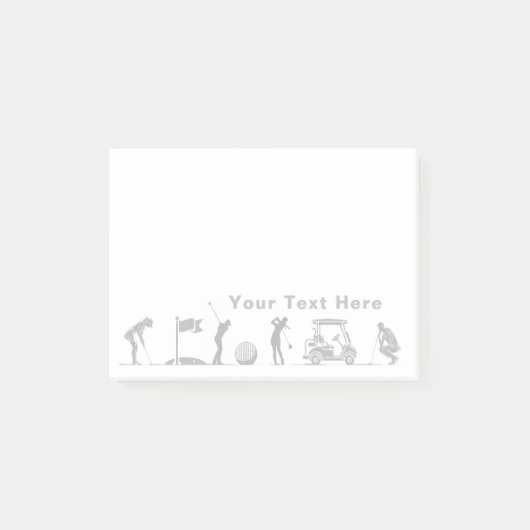Golfing Journey: From Tee to Green Post-it® Notes (Voorkant)
