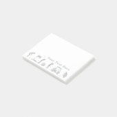 Golfing Journey: From Tee to Green Post-it® Notes (Schuin)