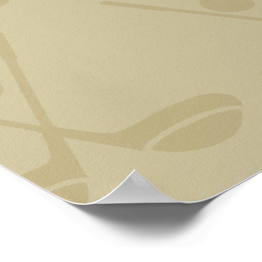  Golfing Lady Art (3) Poster (Hoek)