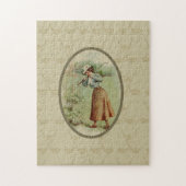  Golfing Lady Art Legpuzzel (Verticaal)