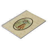  Golfing Lady Art Notitieboek (Linkerzijde)