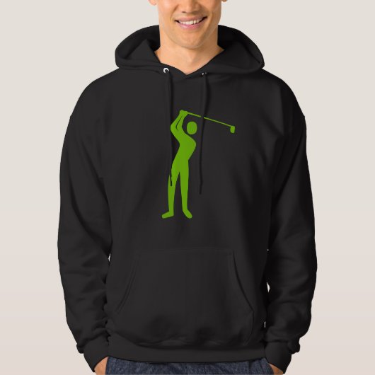 Golfing - Martian Green Hoodie (Voorkant)