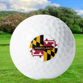 Golfing Maryland & Maryland Flag/VS Golf Ball Golfballen