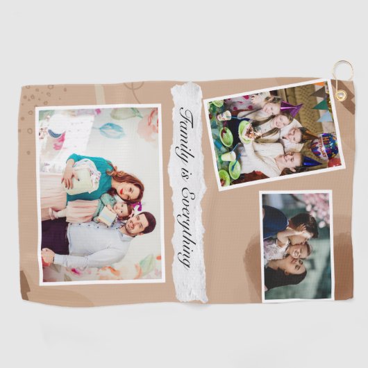 Golfing met de Best Family Towel Golfhanddoek (Horizontaal)