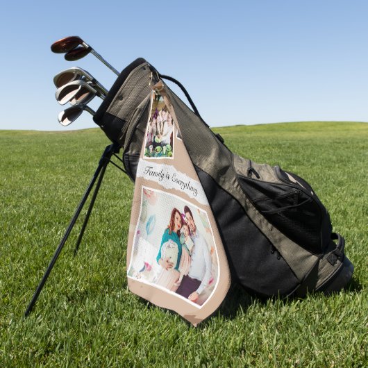 Golfing met de Best Family Towel Golfhanddoek (Groen)