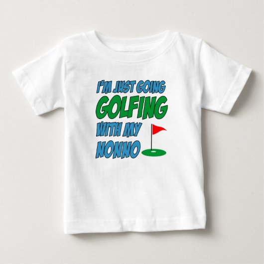 Golfing met niet-Italiaans kleinkind (Voorkant)