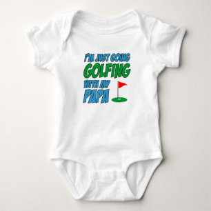 Golfing met Papa Grandchild Romper