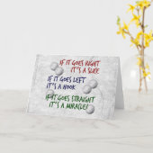 Golfing Miwonder Kaart (Gele Bloem)