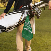 Golfing niet voor iedereen... het neemt veel balle golfhanddoek