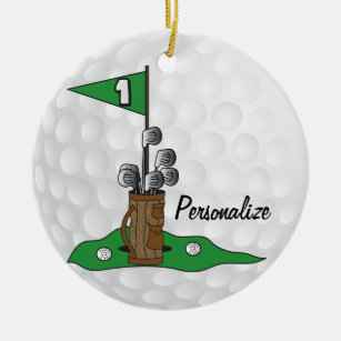 Golfing 🏌️ ♀️ op de Groenen   Personaliseren   Go Keramisch Ornament
