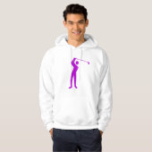 Golfing - Paars Hoodie (Voorkant volledig)