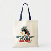 Golfing Penguin Tote Bag (Voorkant)