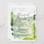 Golfing Pensioen Party Uitnodiging (Voorkant)