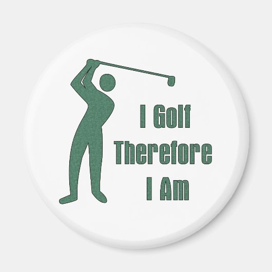 Golfing Philosophy Magneet (Voorkant)