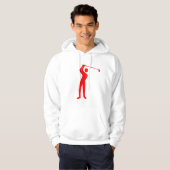 Golfing - Rood Hoodie (Voorkant volledig)
