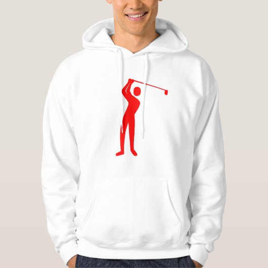Golfing - Rood Hoodie (Voorkant)