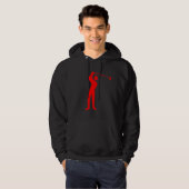 Golfing - Rood Hoodie (Voorkant volledig)