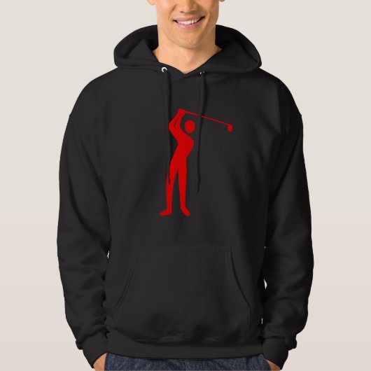 Golfing - Rood Hoodie (Voorkant)