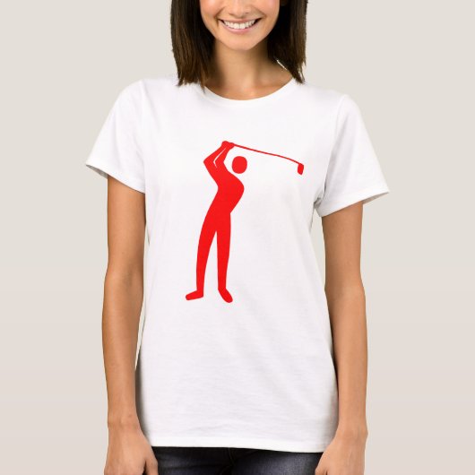 Golfing - Rood T-shirt (Voorkant)