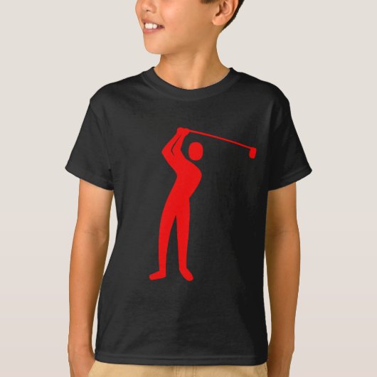 Golfing - Rood T-shirt (Voorkant)
