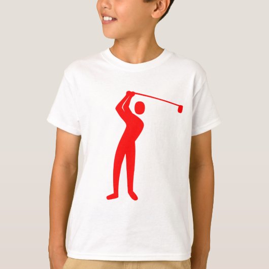 Golfing - Rood T-shirt (Voorkant)