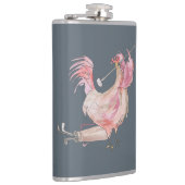 Golfing Rooster Flask Heupfles (Rechts)