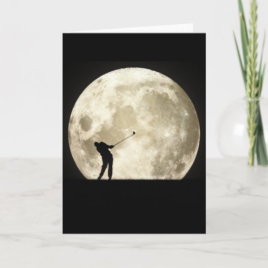 Golfing 's nachts kaart (Voorkant)