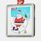 * GOLFING SANTA* CHRISTMAS ORNAMENT (Links)