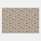 Golfing Santa on Desert Brown Inpakpapier Vel (Voorkant 2)