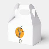 Golfing Skeleton Halloween Mannen Golf Halloween G Bedankdoosjes (Voorkant Zijde)