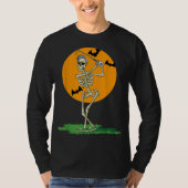 Golfing Skeleton Halloween Mannen Golf Halloween G T-shirt (Voorkant)